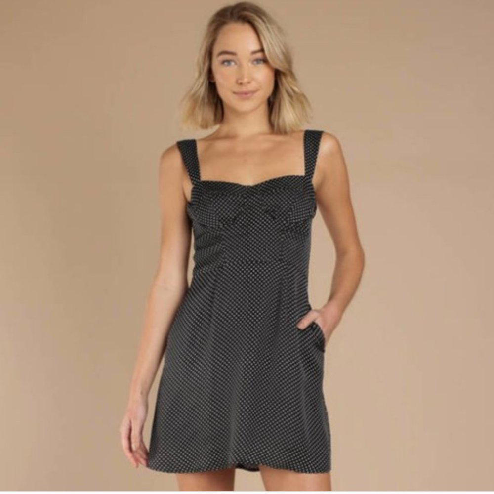 Capulet Black Polka Dot Mini Dress